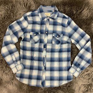 Original Weatherproof Women's Blue Plaid Shirt | Various Sizes